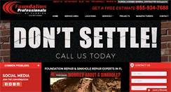 Desktop Screenshot of foundationprosfl.com